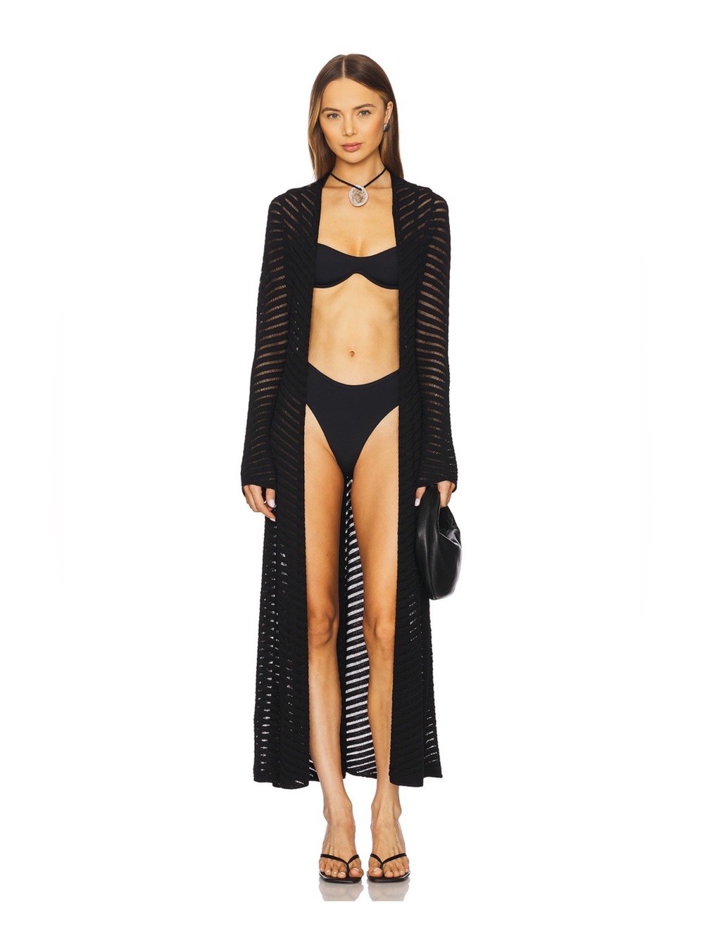 Devon Windsor Elliott Robe Black - XS